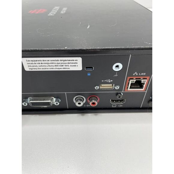 Polycom HDX 6000 Remote Video Conferencing Equipment Camera Speaker Untested - Picture 9 of 10